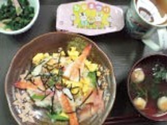 グループホームほのぼもの家で出されている食事メニューの一例