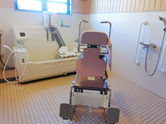 新湯循環方式の入浴機器が導入されている浴室