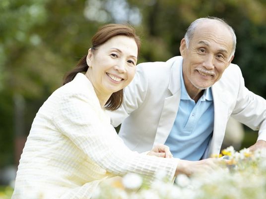 ご夫婦揃って満面の笑顔