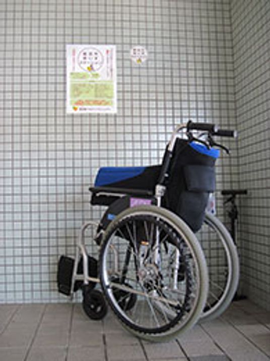 車椅子の設置スペース