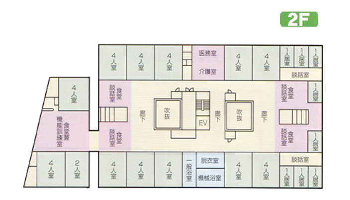 2階フロア図