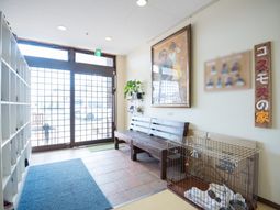 明るいエントランス空間