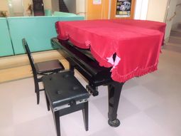 ピアノと椅子のある空間