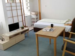 和風要素のある明るい居室