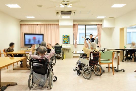 明るい共有スペース
