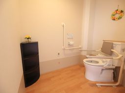 清潔なトイレの設備