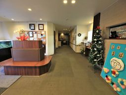 暖かみのあるエントランス