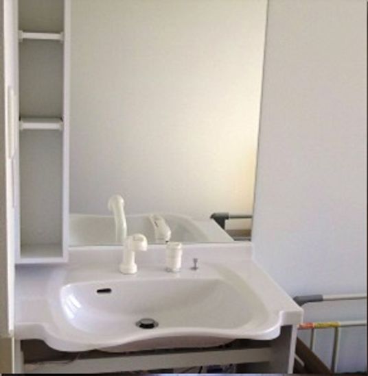 清潔さを感じる洗面台