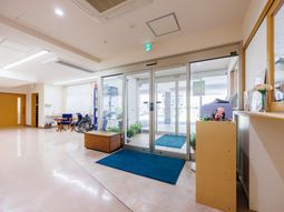明るいエントランス