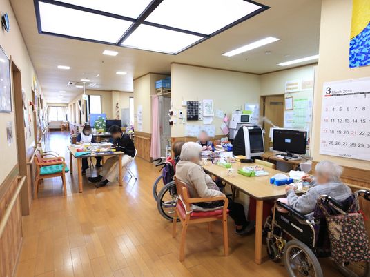 廊下の日常風景