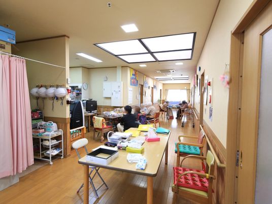 日々の活動が行われる廊下