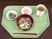 昼食の盛り付け例