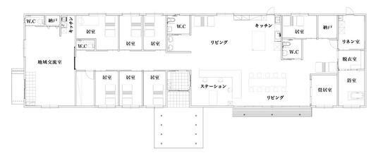 開放感のあるリビング