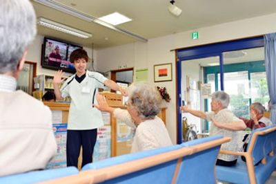 楽しい活動が行われる居室