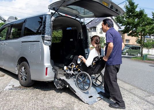 車椅子利用の様子