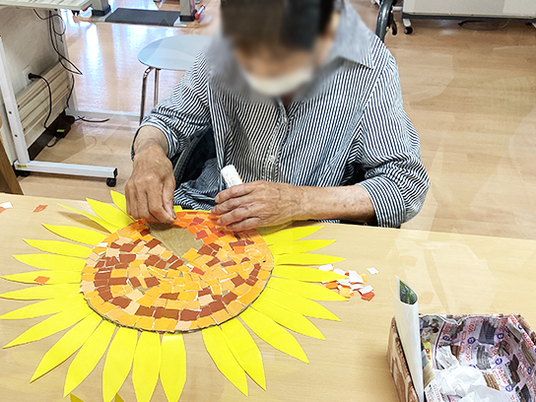 手作りの場面