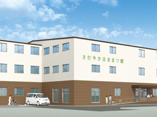 明るい外観の建物