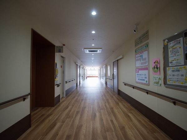 清潔な廊下の一角