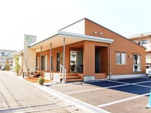 明るい平屋の外観  