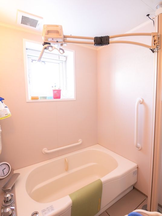 安全な浴室設備