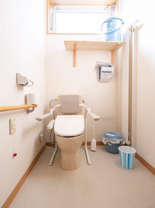 清潔なトイレの設備