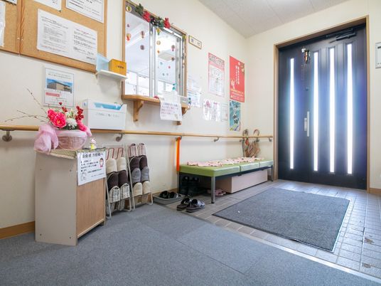 エントランスの整然たる様子