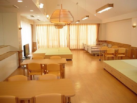 広い食堂  