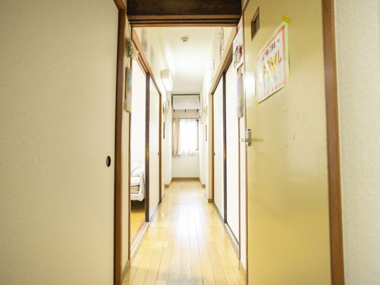温かみのある廊下