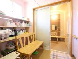 居室と浴室の入口