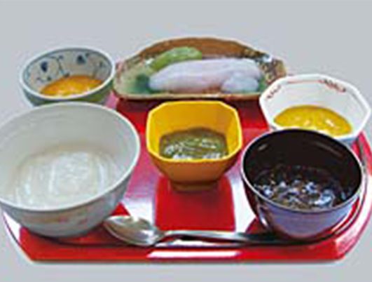 美しい食事の盛り付け