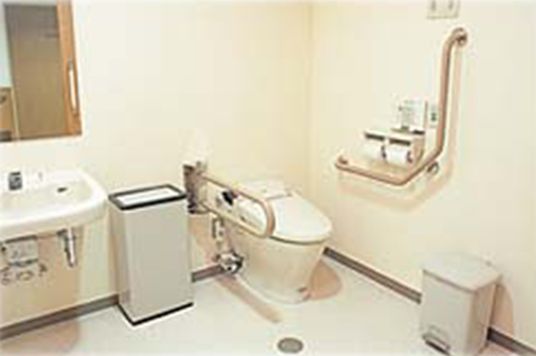 清潔なトイレ設備