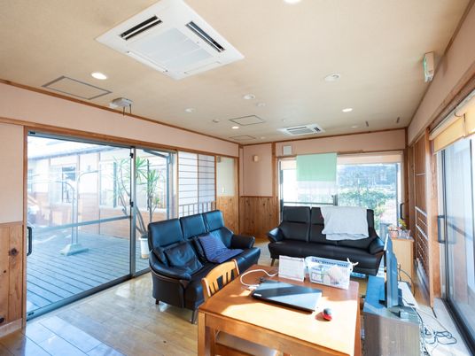 和風リビングの一角