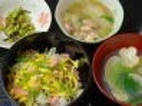 栄養満点の和食セット