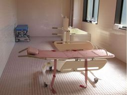 清潔感のある浴室設備