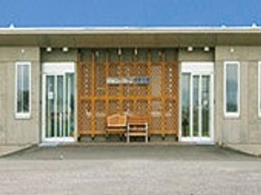 温かみのある入り口