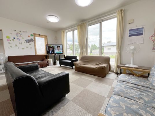 明るいリビング