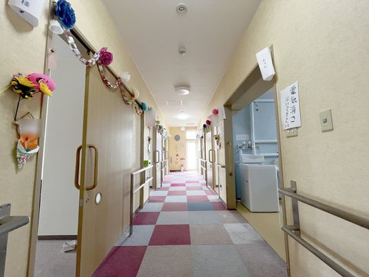 明るい廊下