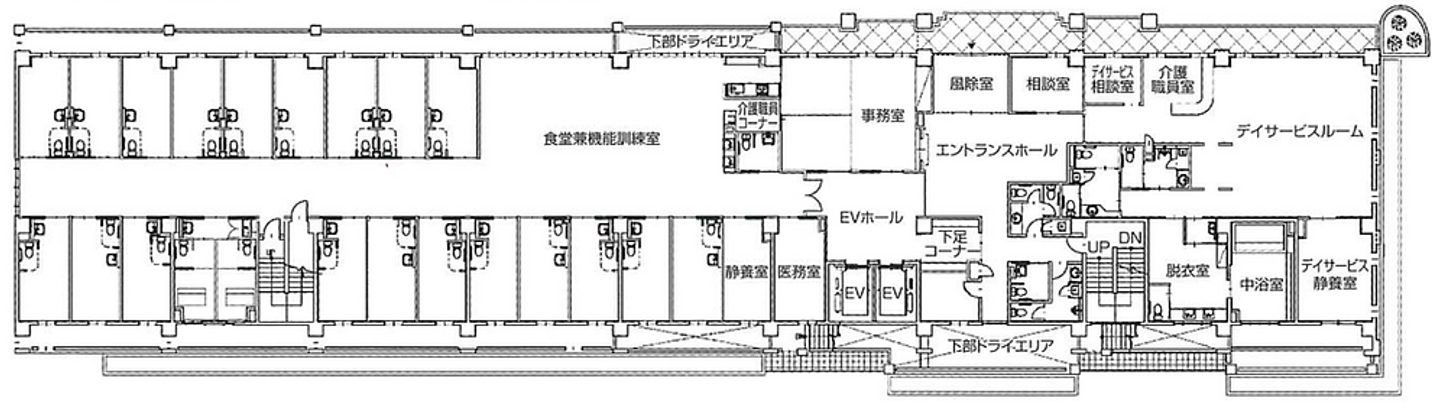 詳細な施設案内図