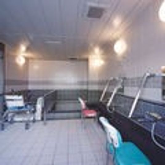 清潔な浴室設備