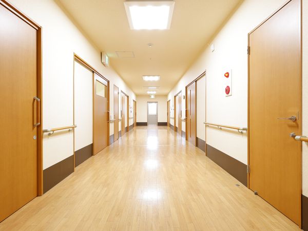 清潔感のある廊下