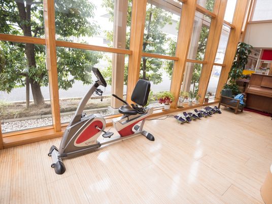 トレーニング器具のある部屋