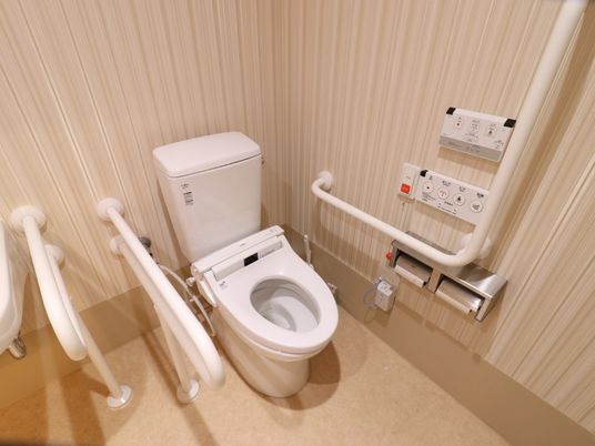 バリアフリーのトイレ設備