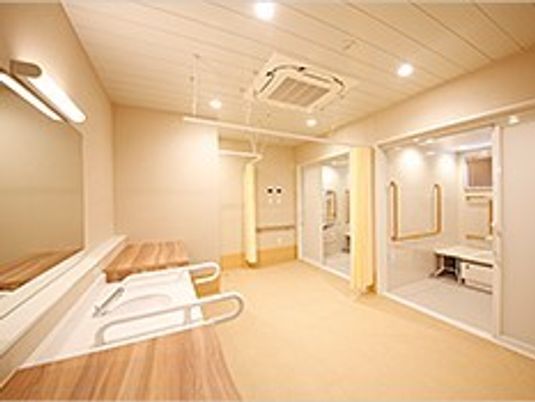洗練された洗面所