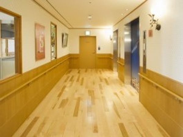 温かみのある廊下