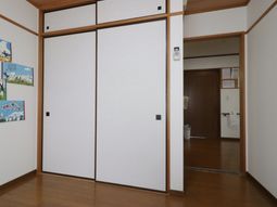 清潔感のある和室の一角