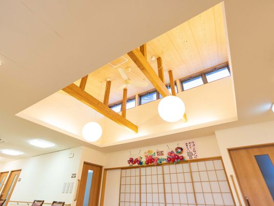 開放的な室内空間