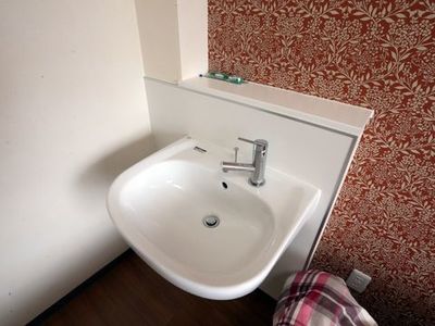 シンプルな洗面台