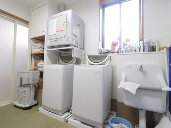 洗濯と衛生設備の部屋