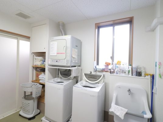 洗濯と洗面の部屋