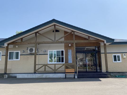 ゆったりしたエントランス